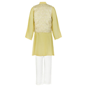 JACQUARD-KURTA-KOTI-SET-118769-2