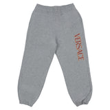Versace Grey Logo Print Sweatpants