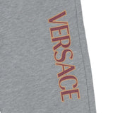 Versace Grey Logo Print Sweatpants