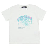 Versace White La Medusa Varsity T-Shirt