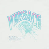 Versace White La Medusa Varsity T-Shirt