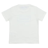 Versace White Cotton Safety Pin Logo T-Shirt