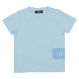 Versace Blue 90S Vintage Logo T-Shirt