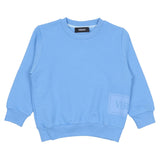 Versace Blue 90S Vintage Logo Sweatshirt