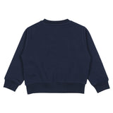 Versace Navy Blue Crest Logo Sweatshirt