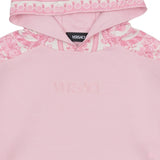 Versace Pink Barocco Foulard Hoodie