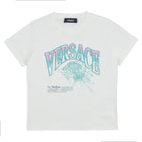 Versace White La Medusa Varsity T-Shirt