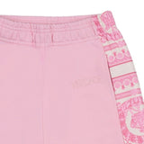 Versace Pink Barocco Foulard Trim Joggers