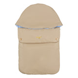 Versace Beige Safety Pin Logo Baby Nest