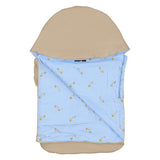 Versace Beige Safety Pin Logo Baby Nest