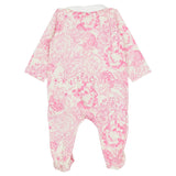 Versace Pink Underwater Barocco Baby Sleepsuit Set