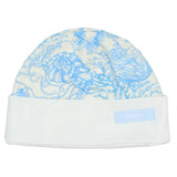 Versace Blue Underwater Barocco Baby Sleepsuit Set