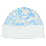 Versace Blue Underwater Barocco Baby Sleepsuit Set