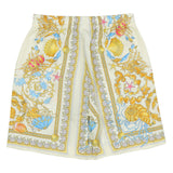 Versace Ivory & Gold Underwater Barocco Shorts
