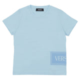 Versace Pastel Blue Vintage Logo T-Shirt