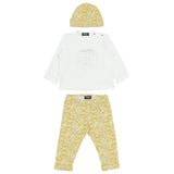 Versace White Medusa Baby Long-Sleeved T-Shirt Set