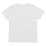 Versace White Cotton T-Shirt With Glittery Milano Logo