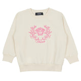 Versace Ivory Sweatshirt With Medusa Logo