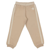 Versace Beige Joggers With Greca Trim