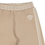 Versace Beige Joggers With Greca Trim
