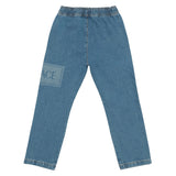 Versace Blue 90S Vintage Logo Denim Jeans