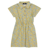 Versace Gold Barocco Allover Shirt Dress