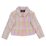 Versace Multicolor Tweed Jacket
