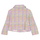 Versace Multicolor Tweed Jacket