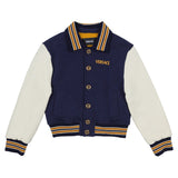 Versace Navy Varsity Blouson Jacket