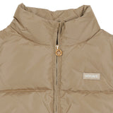 Versace Beige Logo Puffer Vest