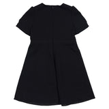 Versace Black Embellished Jersey Dress