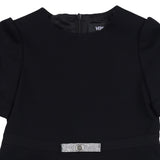Versace Black Embellished Jersey Dress