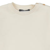 Versace Ivory With Gold & Black Barocco Foulard Dress