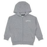 Versace Grey Medusa Logo Stamp Zip-Up Sweatshirt