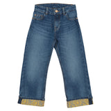 Versace Blue Barocco Allover Jeans