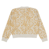 Versace Gold Barocco Allover Cardigan