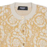 Versace Gold Barocco Allover Cardigan