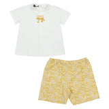 Versace White & Gold Safety Pin T-Shirt Set