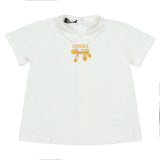 Versace White & Gold Safety Pin T-Shirt Set
