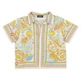 Versace Multicolor Underwater Barocco Shirt Set
