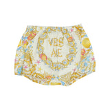 Versace Multicolor Underwater Barocco Dress Set