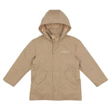 Versace Beige Embroidered Versace Milano Parka Jacket
