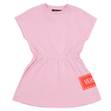 Versace Pink Cotton Sweatshirt Dress