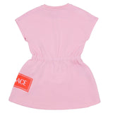 Versace Pink Cotton Sweatshirt Dress