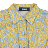 Versace Yellow Barocco Allover Shirt Dress