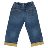 Versace Blue Barocco Allover Jeans