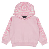 Versace Pink Barocco Foulard Hoodie