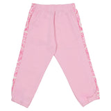 Versace Pink Barocco Foulard Trim Joggers