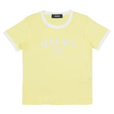 Versace Yellow Logo Print T-Shirt