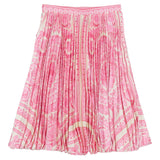 Versace Pink Barocco Foulard Skirt